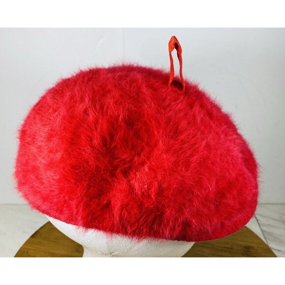 Vintage Women Furgora Mayfair KANGOL Hat Made In England One Size Red main image 4